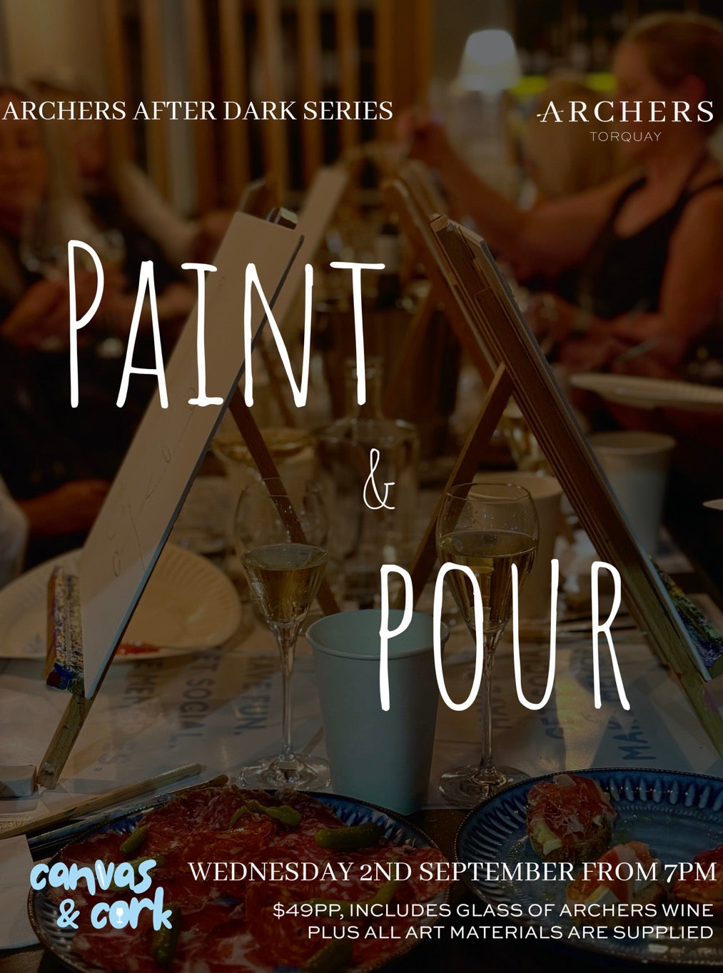 Paint & Pour @ Archers Torquay