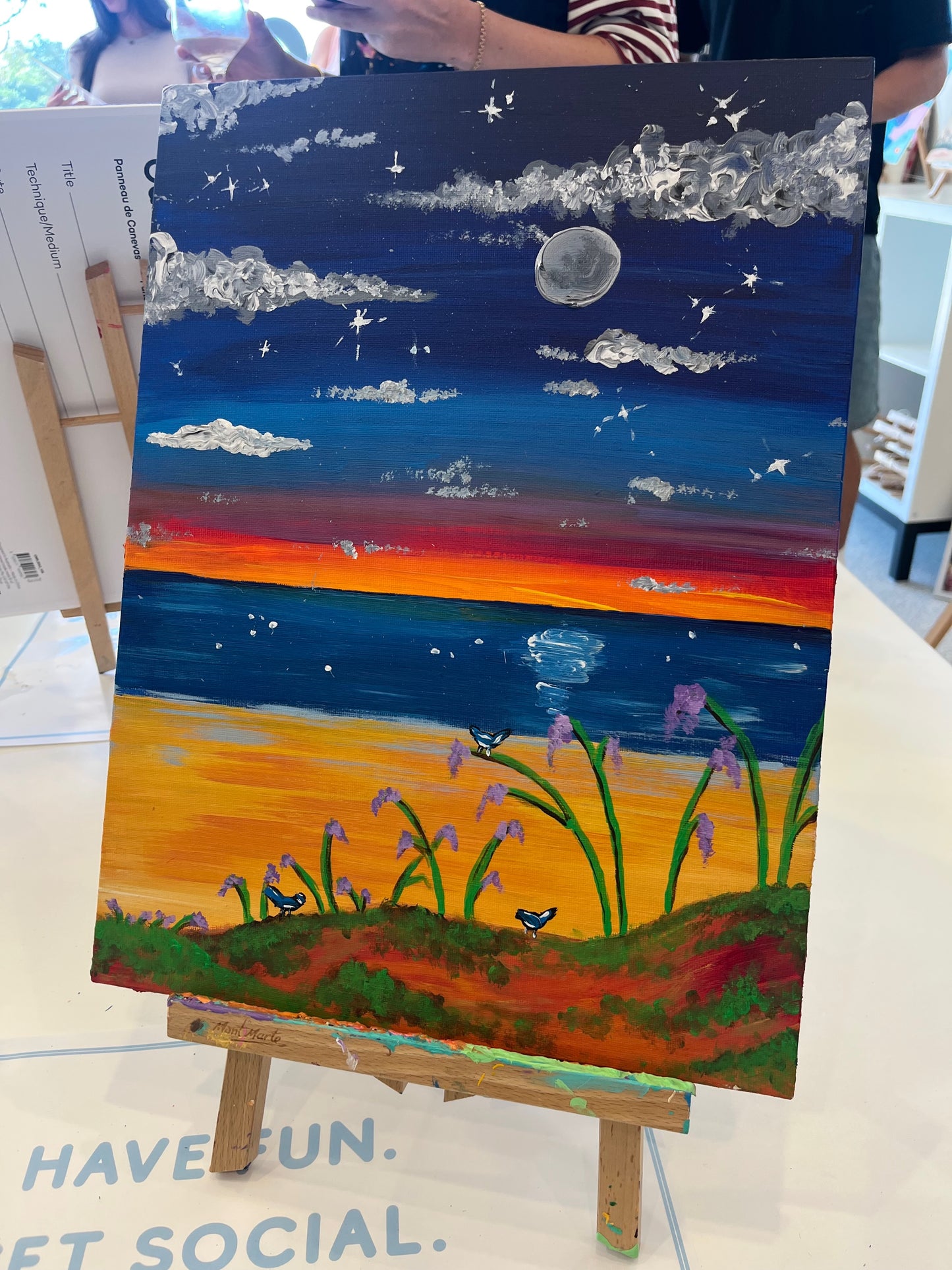 Adult | Paint & Sip Torquay | Saturday 27th of June, 6pm-8pm