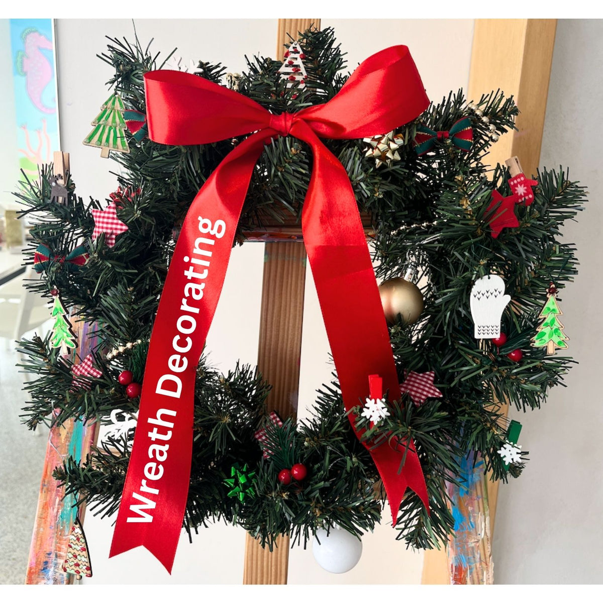 Adult | Wreath Decorating, Torquay | Saturday 5th of December, 2pm-4pm